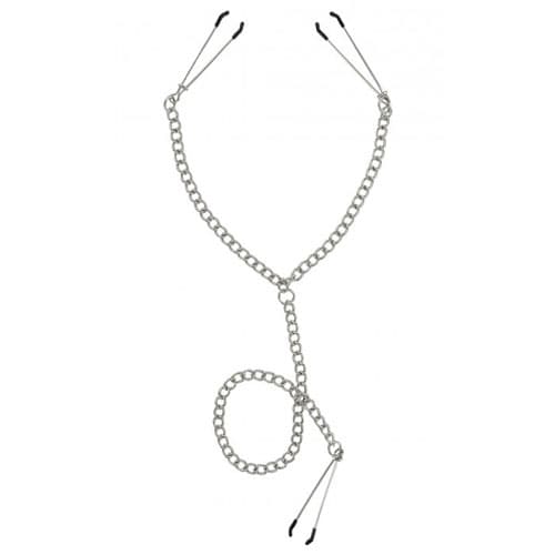 Master Series Nipple To Clit Tweezer Clamp Set